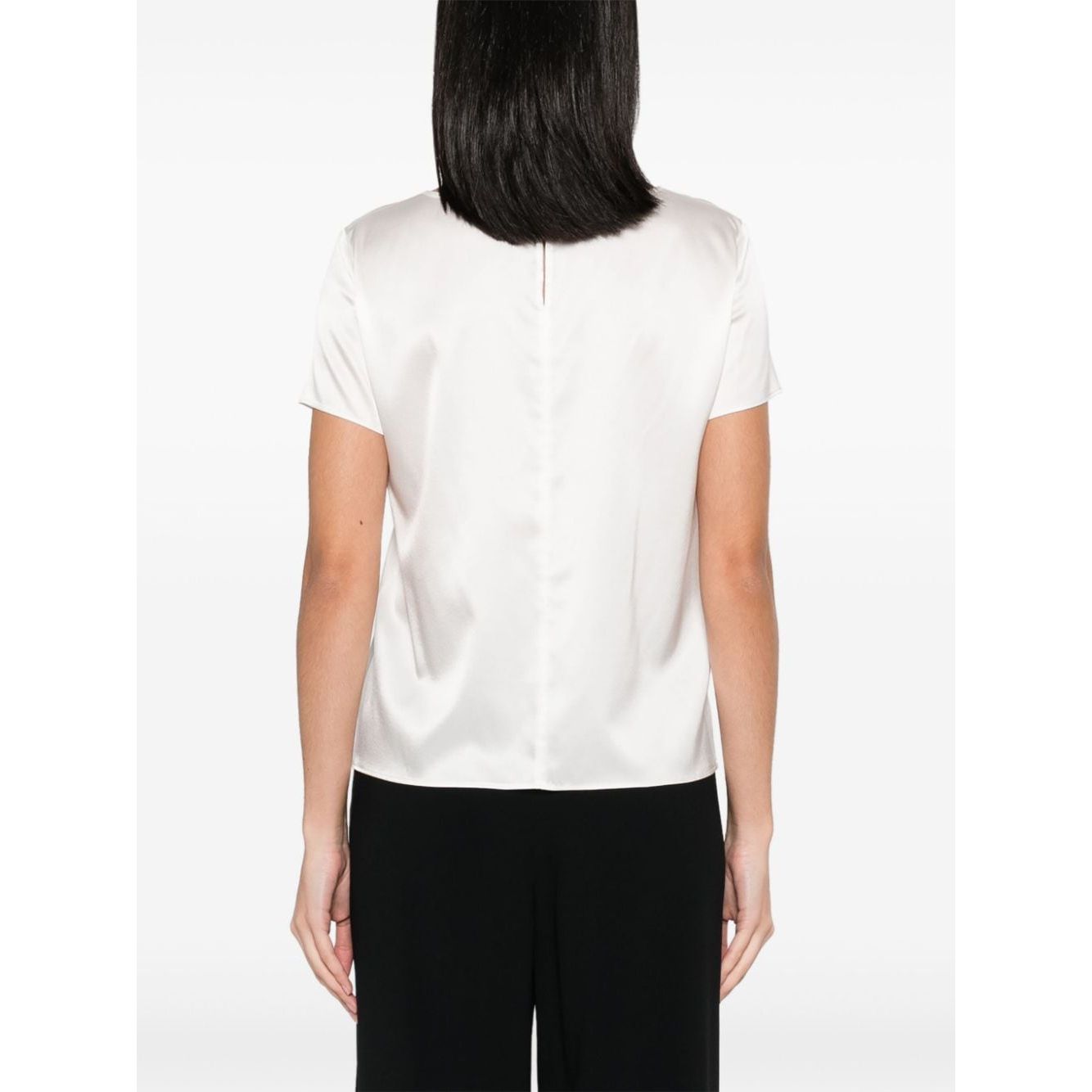 Emporio Armani silk blouse Topwear Emporio Armani Black