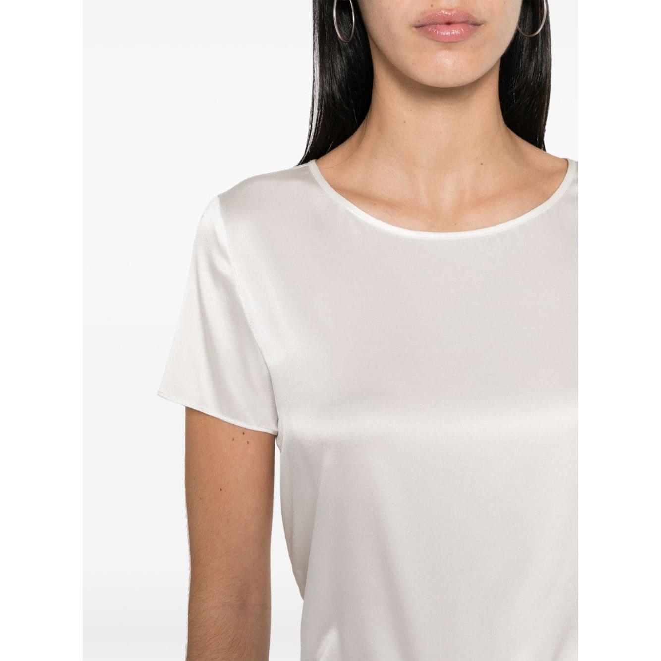 Emporio Armani silk blouse Topwear Emporio Armani Antique White