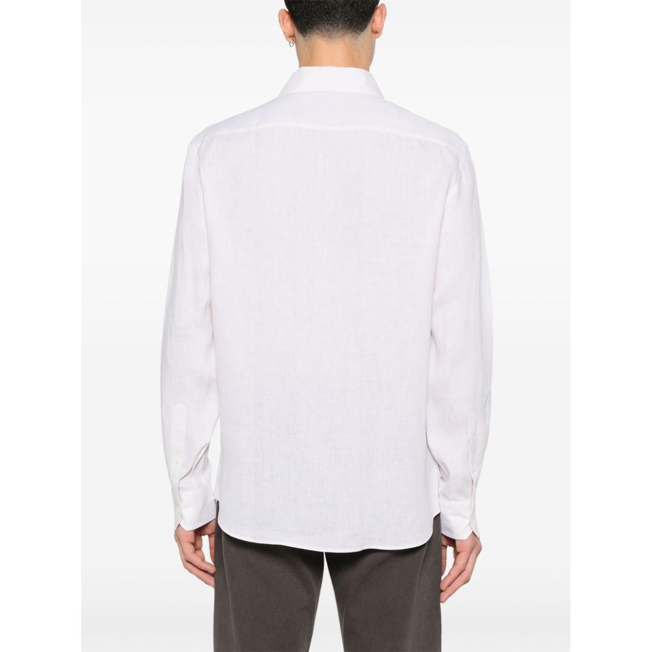 Brunello Cucinelli Shirts Beige Shirts Brunello Cucinelli White Smoke