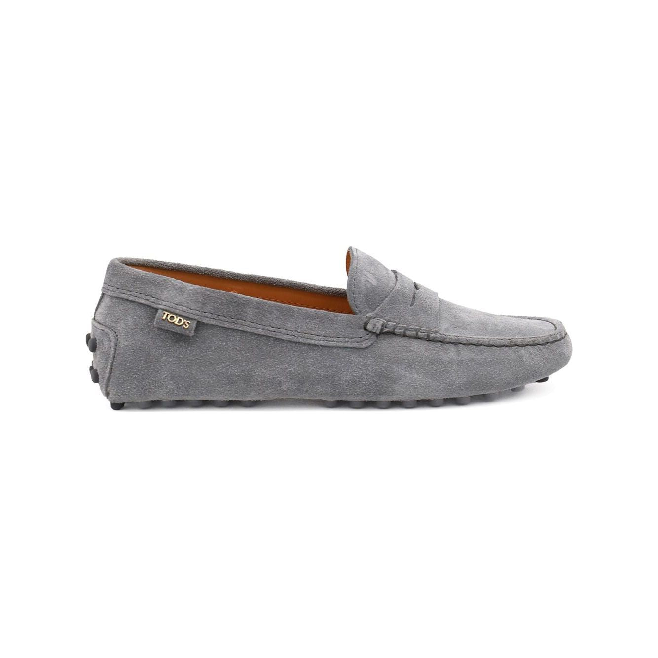 Tod's Flat shoes Grey Moccasins Tod'S Slate Gray