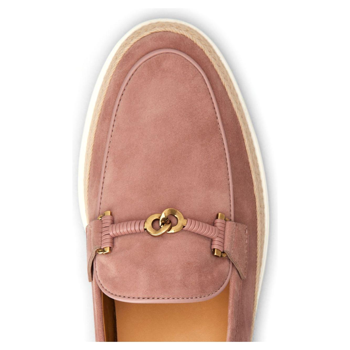 Tod's Flat shoes Brown Moccasins Tod'S Rosy Brown
