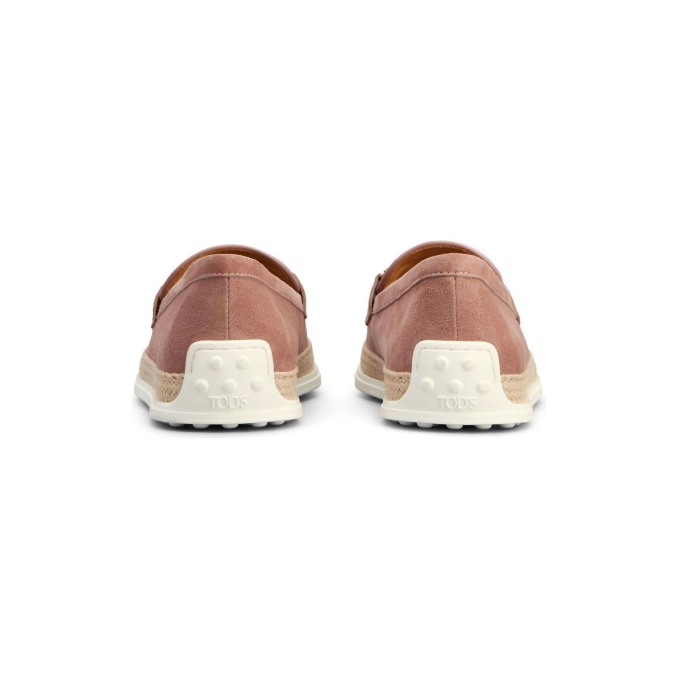Tod's Flat shoes Brown Moccasins Tod'S Rosy Brown