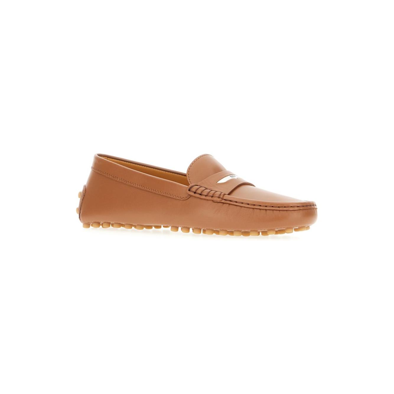 Tod's Flat shoes Leather Brown Moccasins Tod'S Sienna