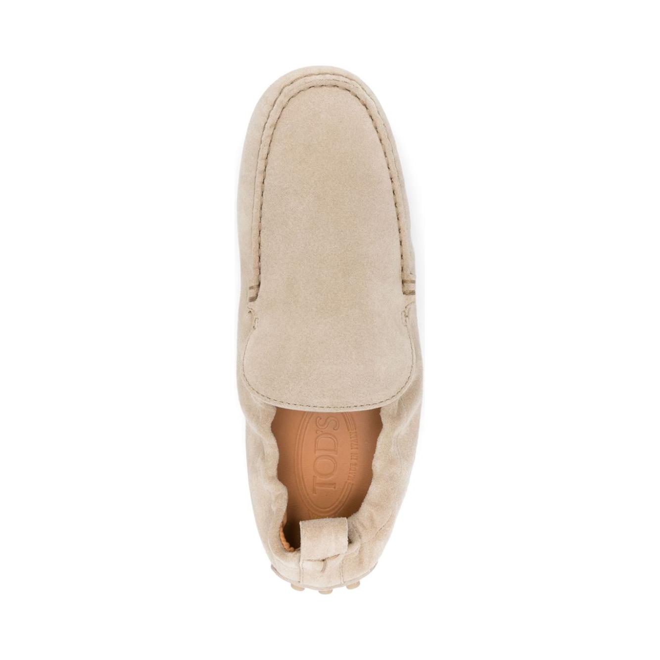 Tod's Flat shoes Beige Moccasins Tod'S Gray