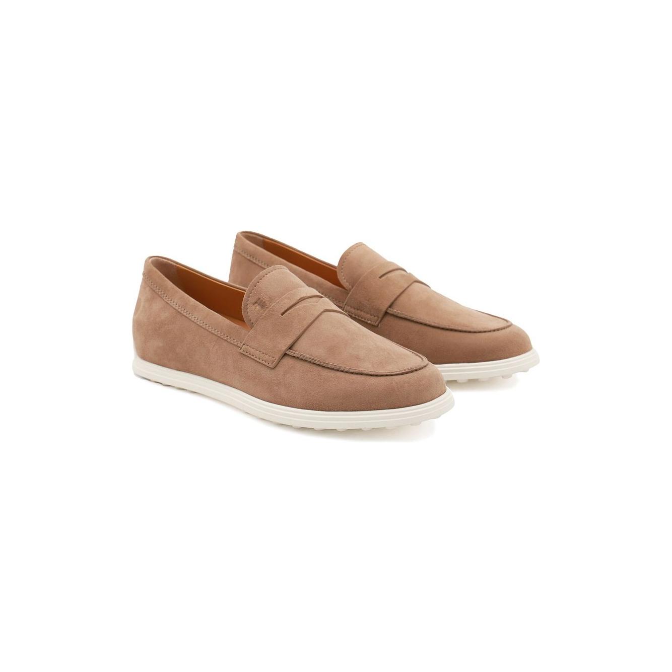 Tod's Flat shoes Brown Moccasins Tod'S Rosy Brown