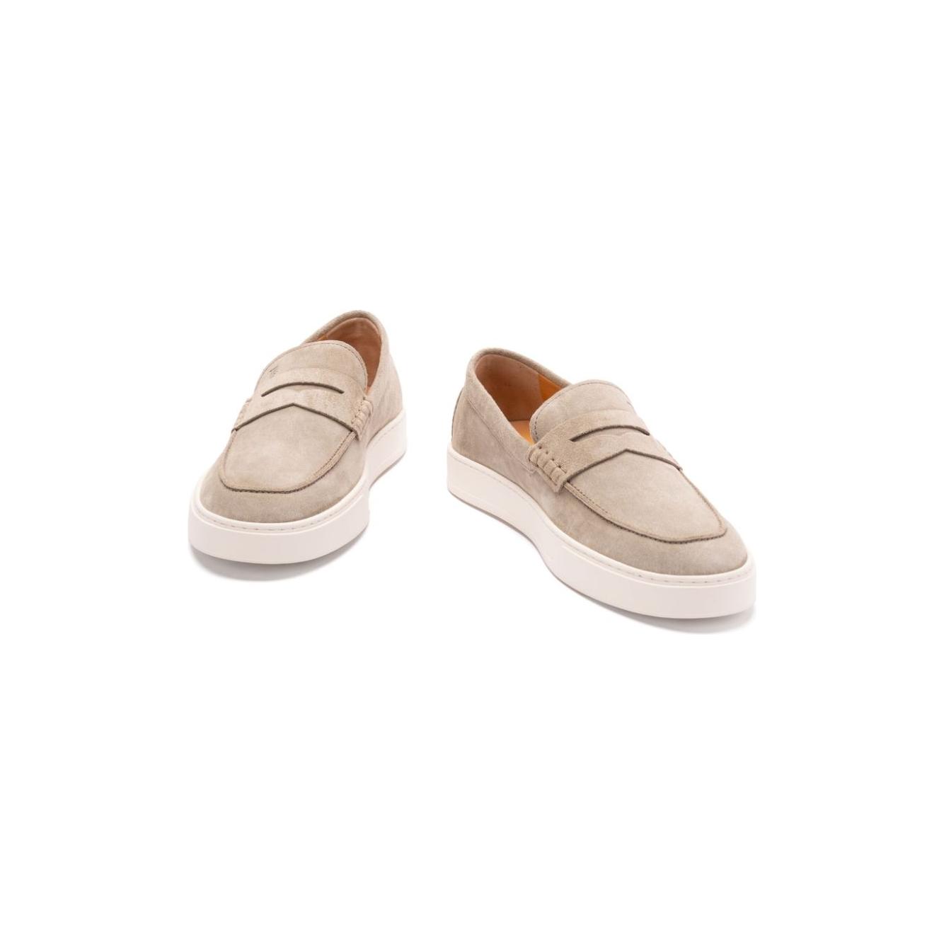 Tod's Flat shoes Beige Moccasins Tod'S Light Gray