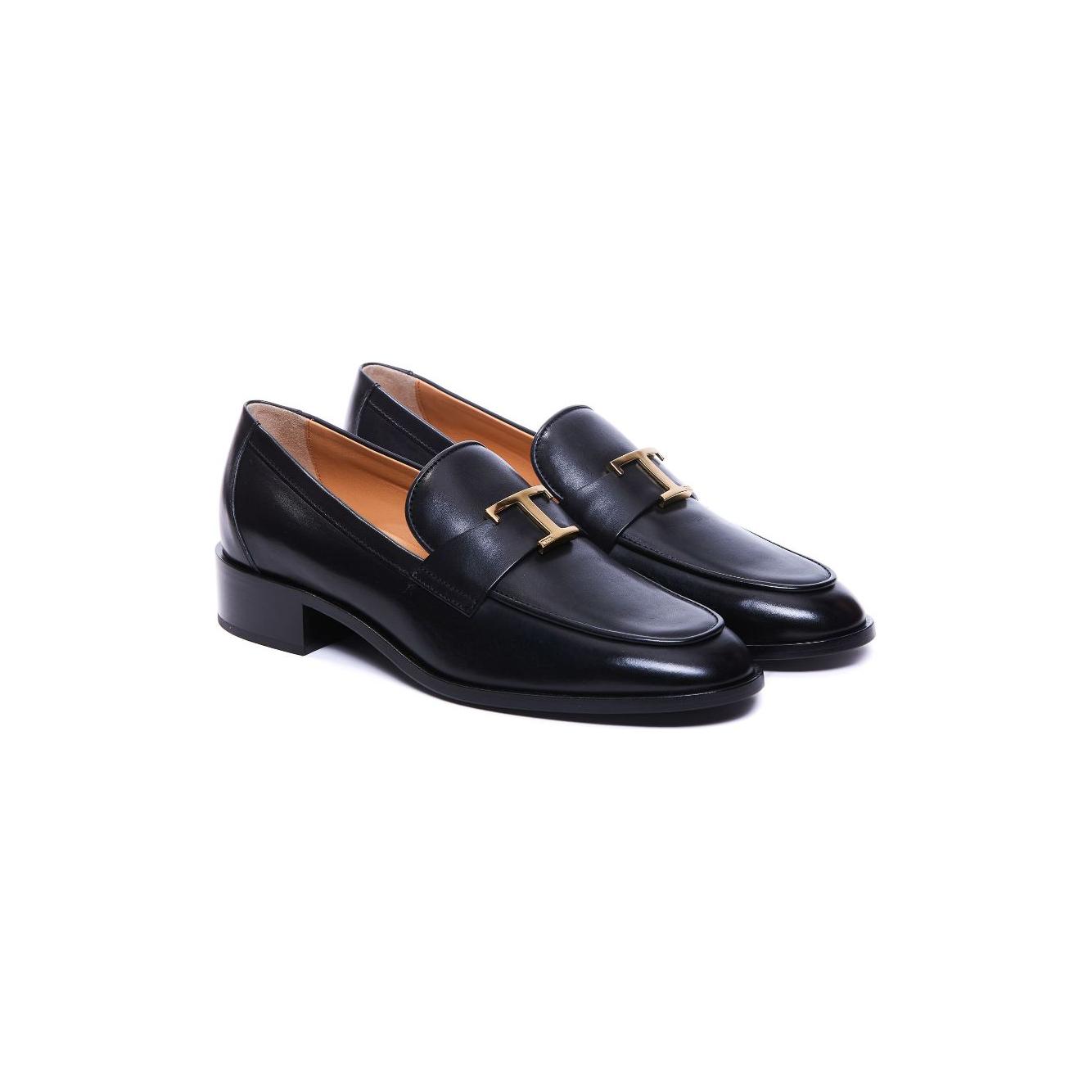 Tod's Flat shoes Black Moccasins Tod'S Dark Slate Gray