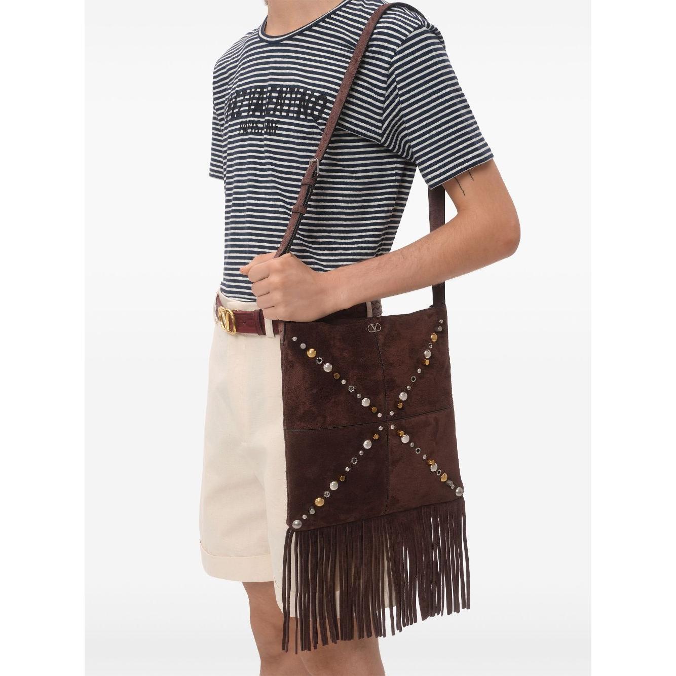 Valentino Chez Valentino striped jersey T-shirt Topwear Valentino Beige