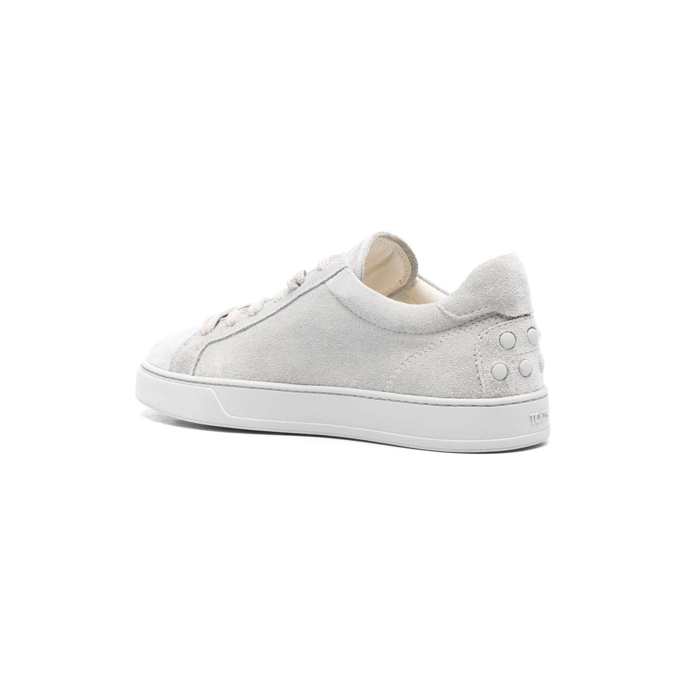 Tod's Suede Woman Sneakers Grey Sneakers Tod'S Light Gray