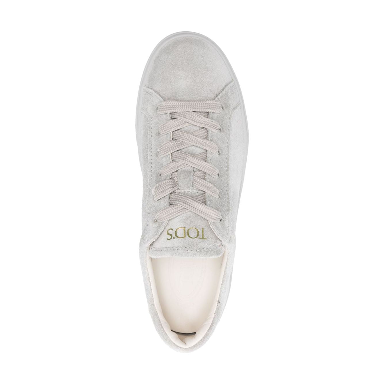 Tod's Suede Woman Sneakers Grey Sneakers Tod'S Light Gray