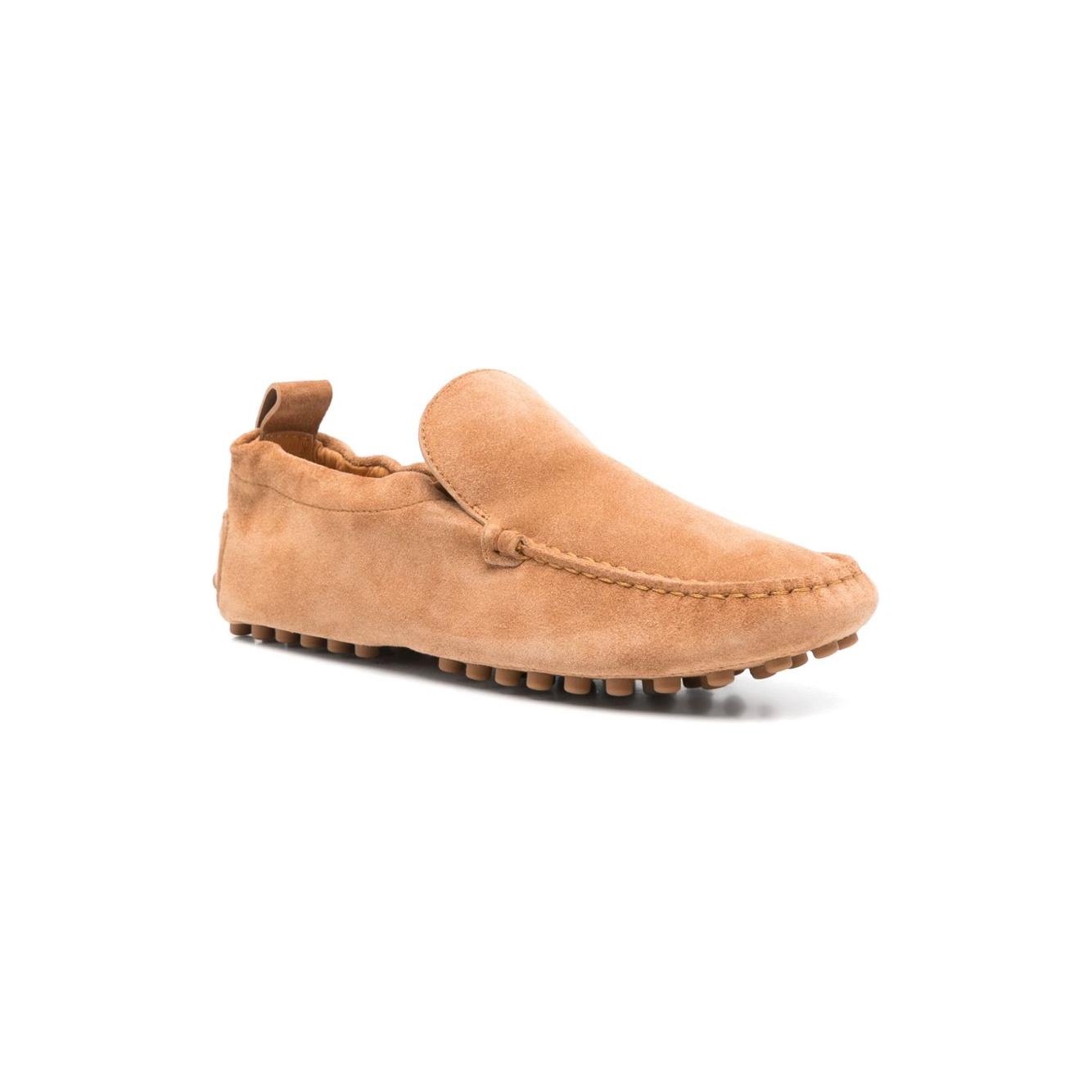 Tod's Flat shoes Camel Moccasins Tod'S Dark Salmon