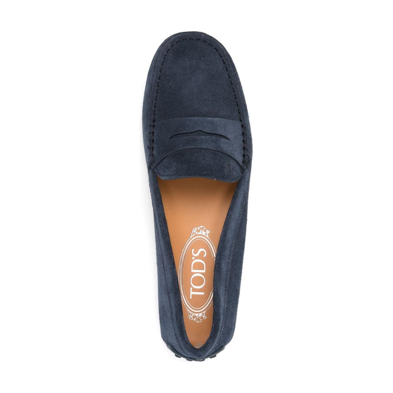 Tod's Flat shoes Blue Moccasins Tod'S Dark Slate Gray