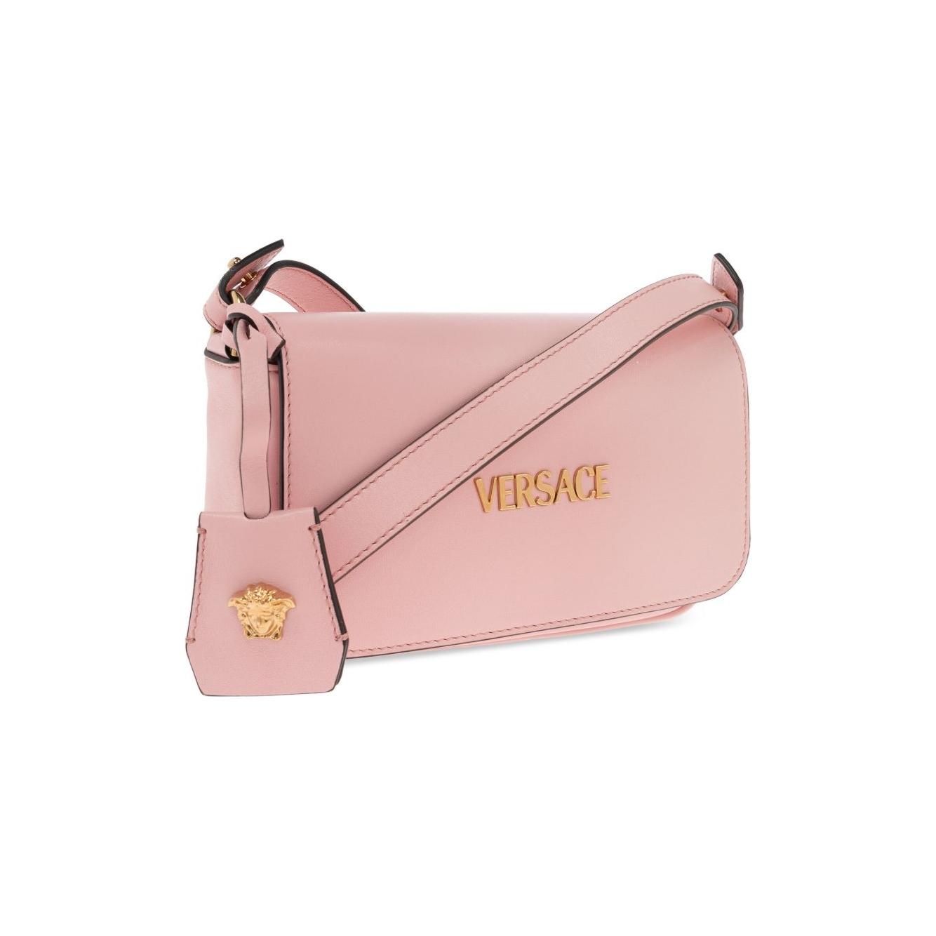 Versace Tag mini shoulder bag Clutches Versace Light Pink