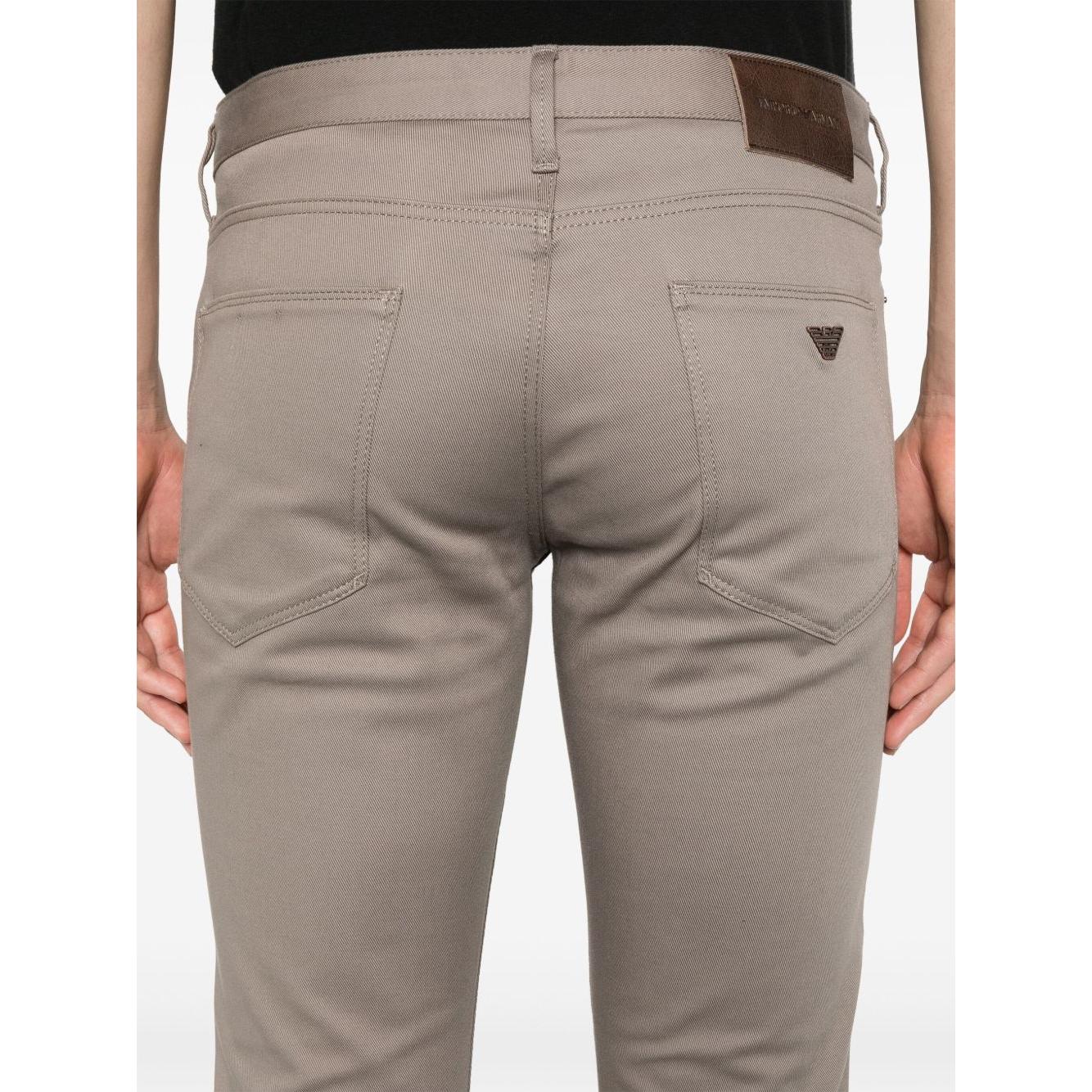 Emporio Armani slim jeans with logo plaque Jeans Emporio Armani Rosy Brown
