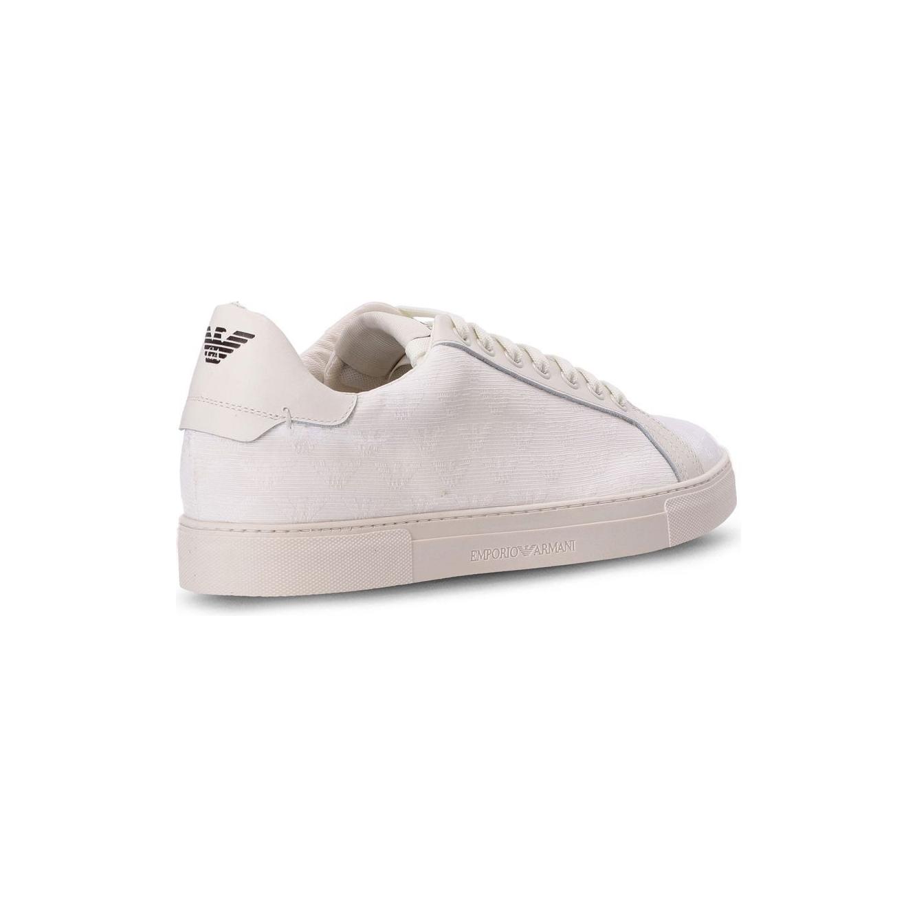 Emporio Armani logo-print low-top sneakers Sneakers Emporio Armani Light Gray