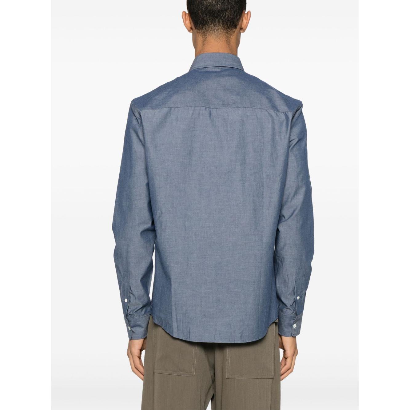 Maison Kitsune fox head shirt Shirts Maison Kitsune Dim Gray