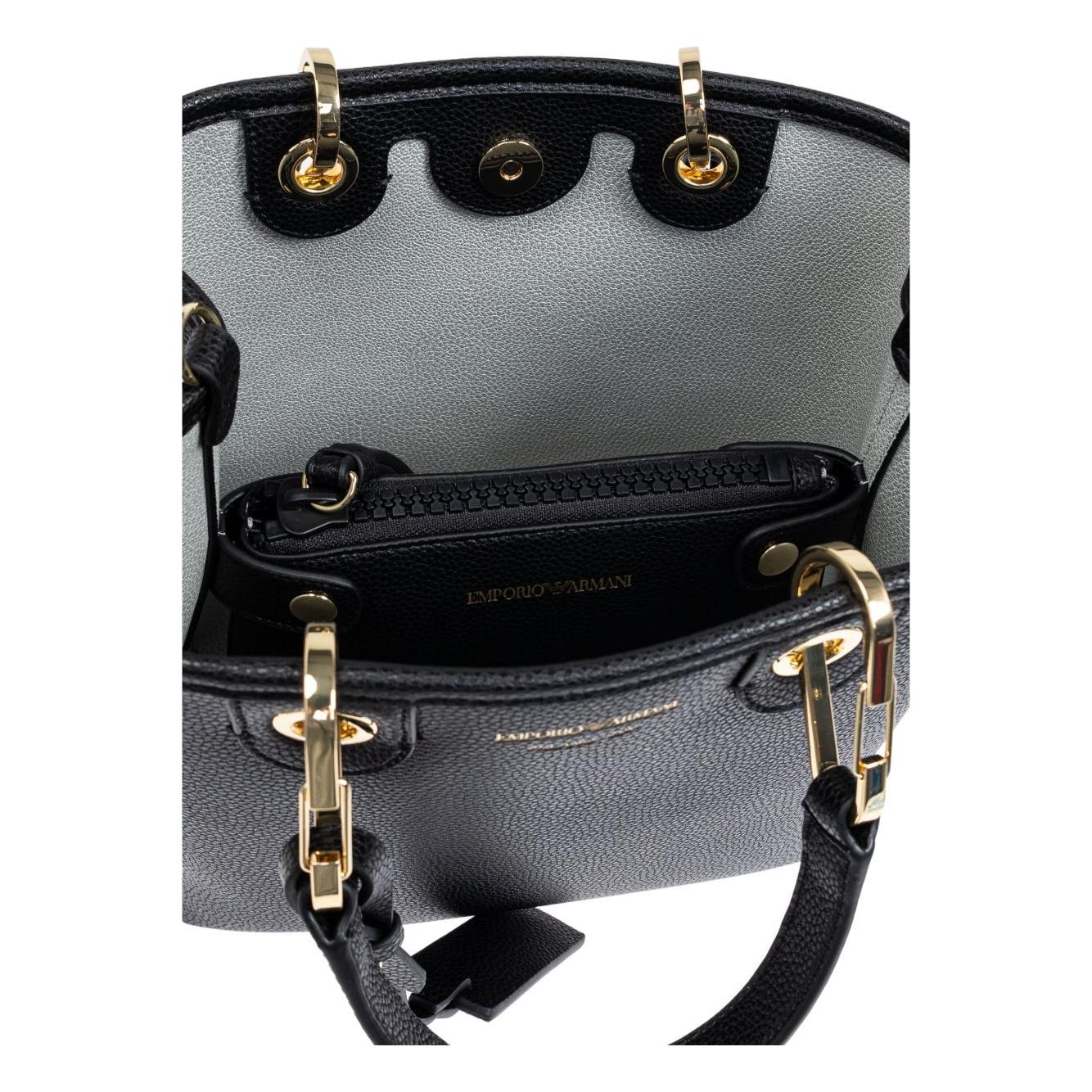 Emporio Armani Deer-print MyEA vertical shopper bag Shopper Emporio Armani Dark Slate Gray