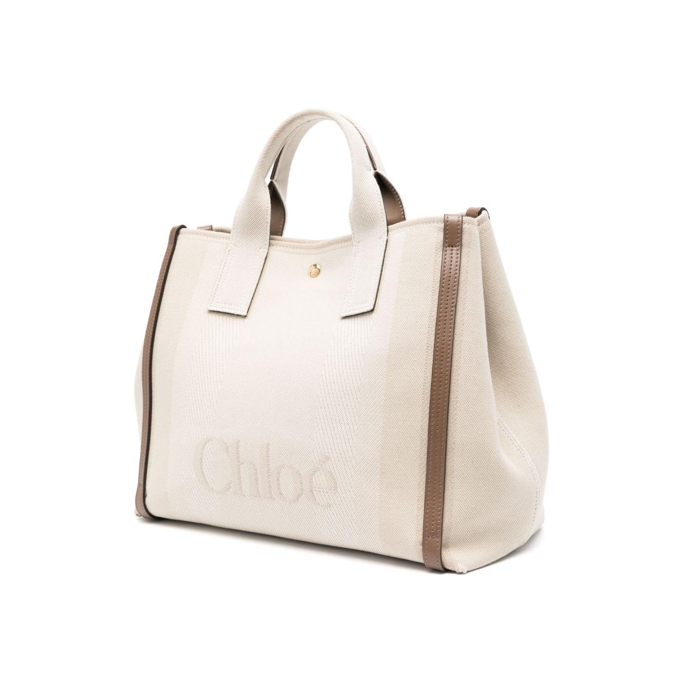 Chloè Chloé large Carry tote bag Handbag Chloè Light Gray