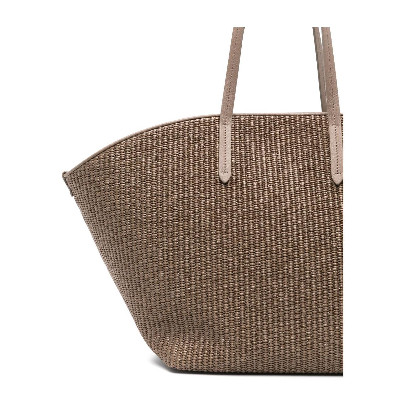 Brunello Cucinelli woven tote bag Shopper Brunello Cucinelli Dim Gray