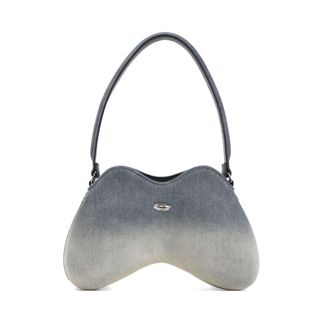 Diesel double-d denim shoulder bag Shoulder Diesel Light Slate Gray