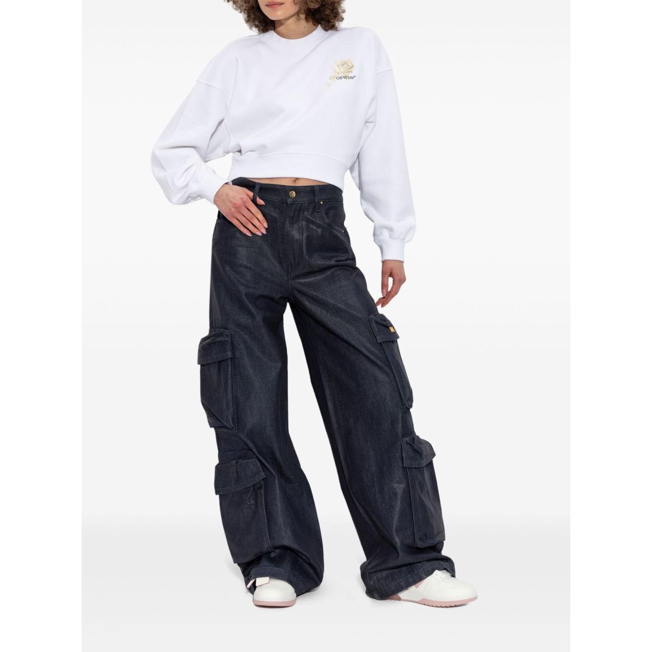 Off White Sweaters White Topwear Off White Dark Slate Gray