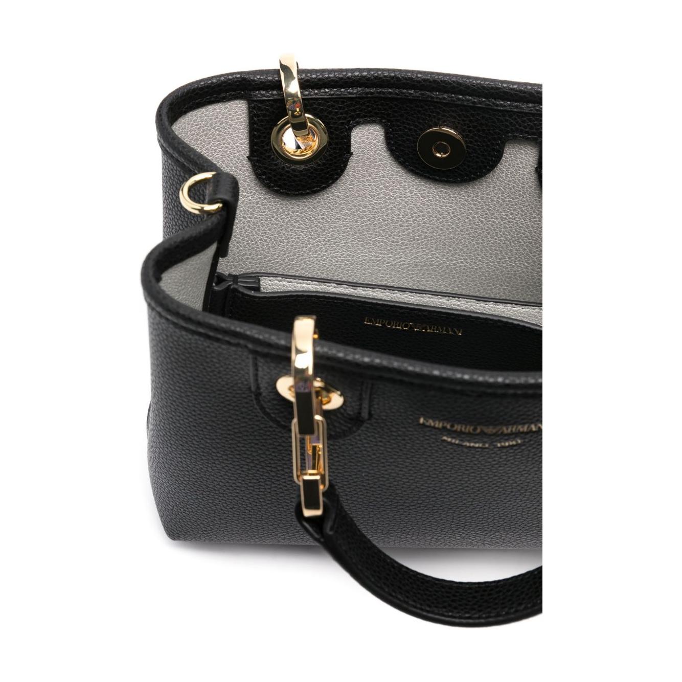 Emporio Armani logo-debossed crossbody bag Shopper Emporio Armani Dark Slate Gray