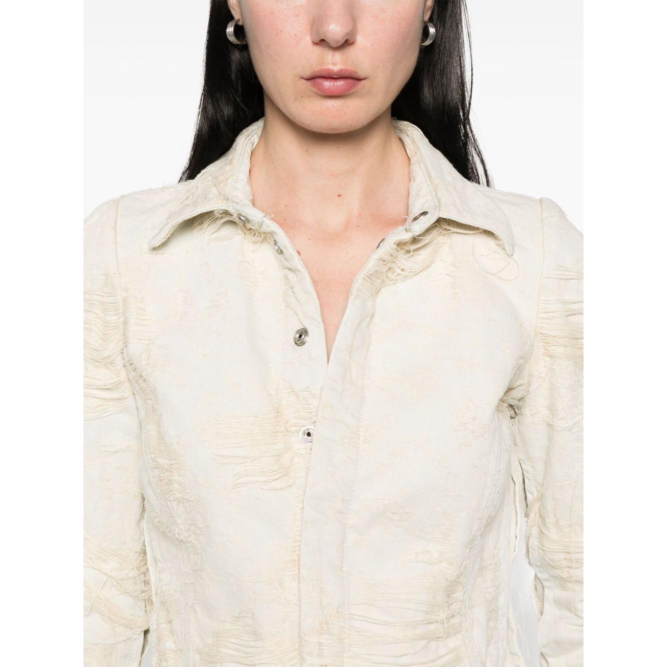 Diesel denim cotton shirt Shirts Diesel Antique White