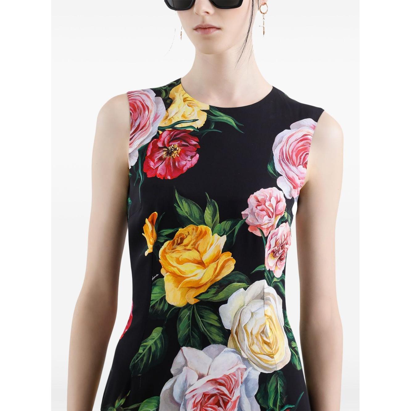 Dolce & Gabbana floral print midi dress Dresses Dolce & Gabbana Dark Slate Gray