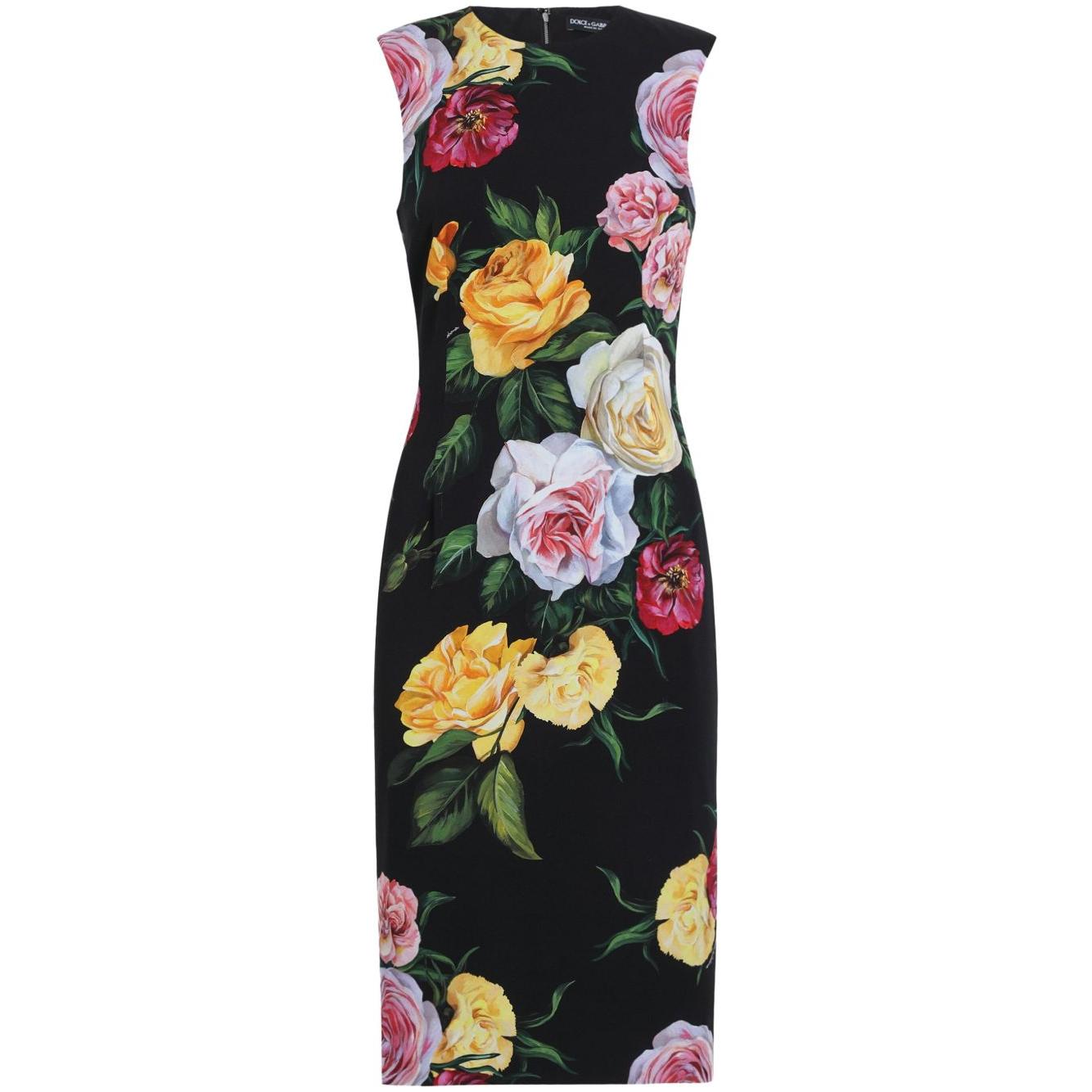 Dolce & Gabbana floral print midi dress Dresses Dolce & Gabbana Dark Slate Gray