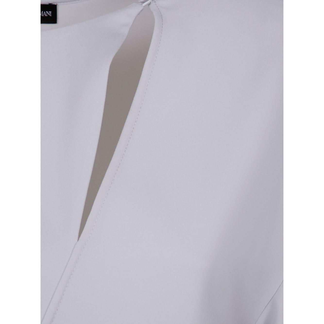 Emporio Armani side-slit blouse Topwear Emporio Armani Gray