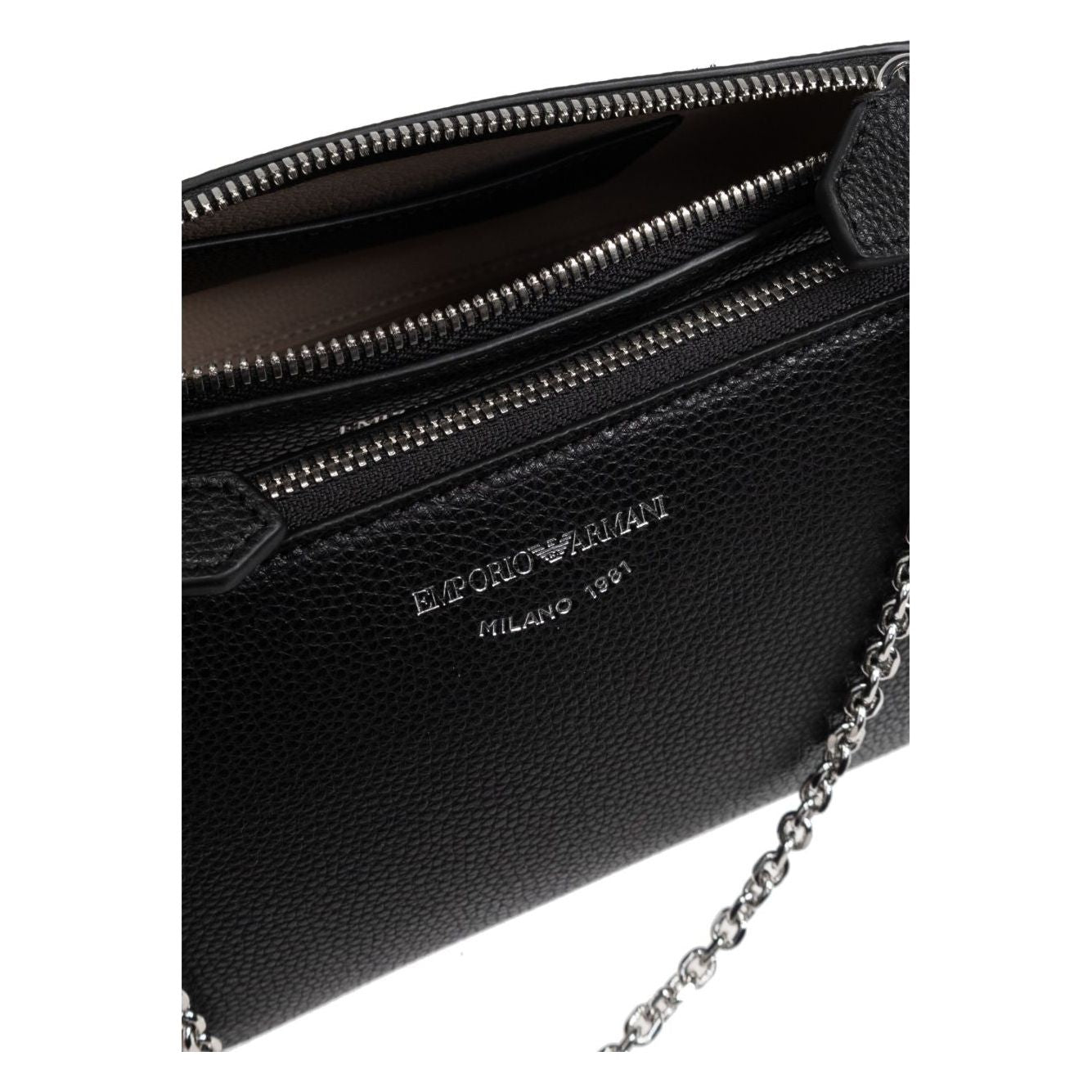 Emporio Armani deer print mini shoulder bag Clutches Emporio Armani Black