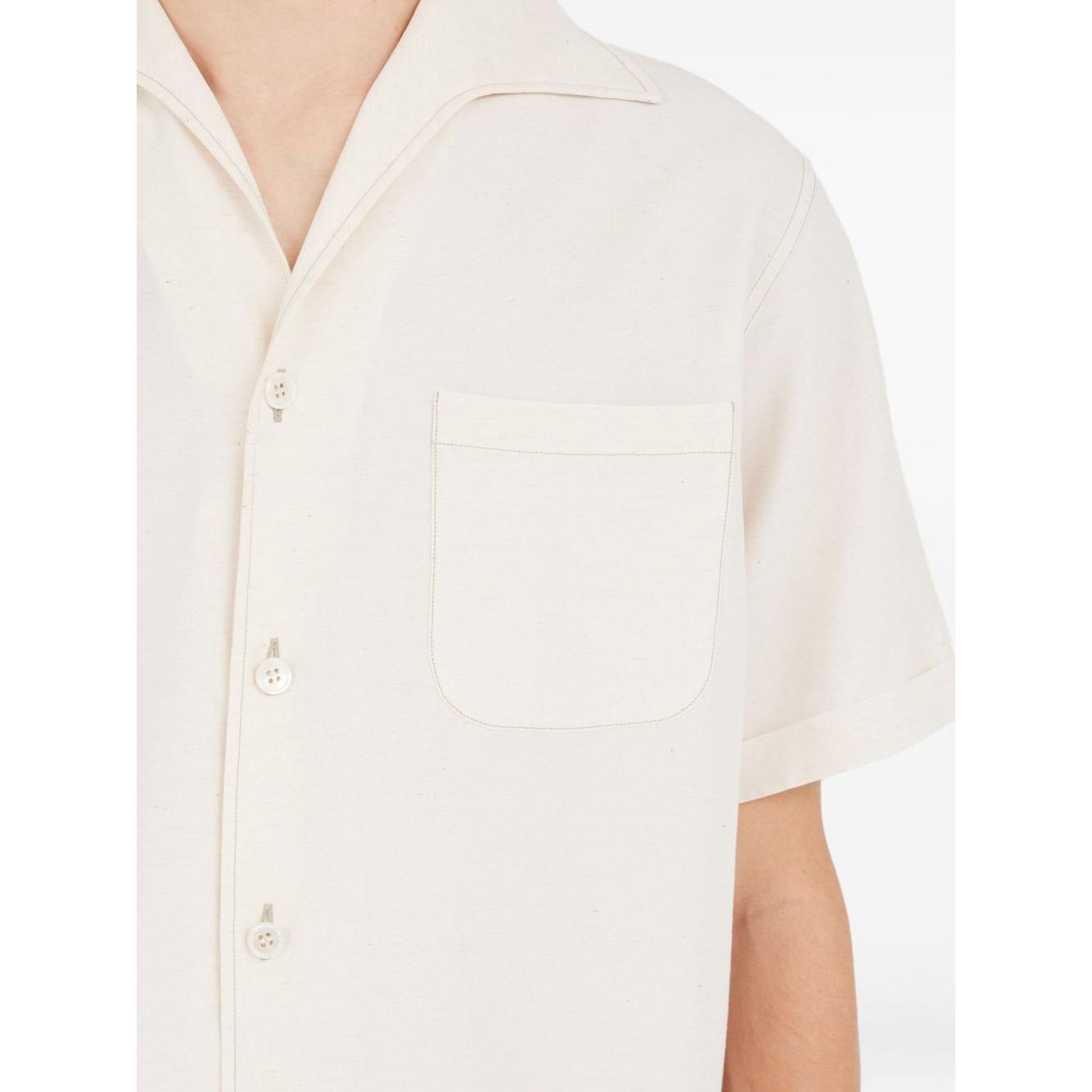 Maison Margiela Shirts White Shirts Maison Margiela Beige