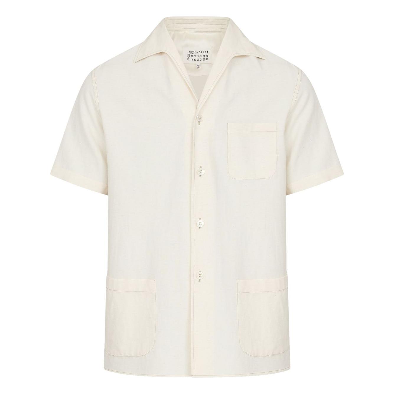 Maison Margiela Shirts White Shirts Maison Margiela Beige