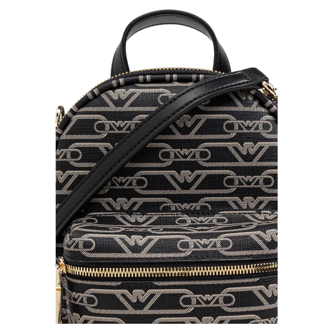 Emporio Armani jacquard-print Backpack Backpacks Emporio Armani Black