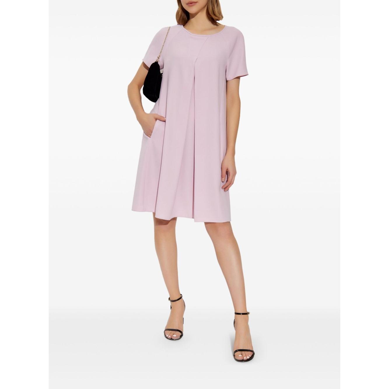 Emporio Armani Techno flared dress Dresses Emporio Armani White Smoke