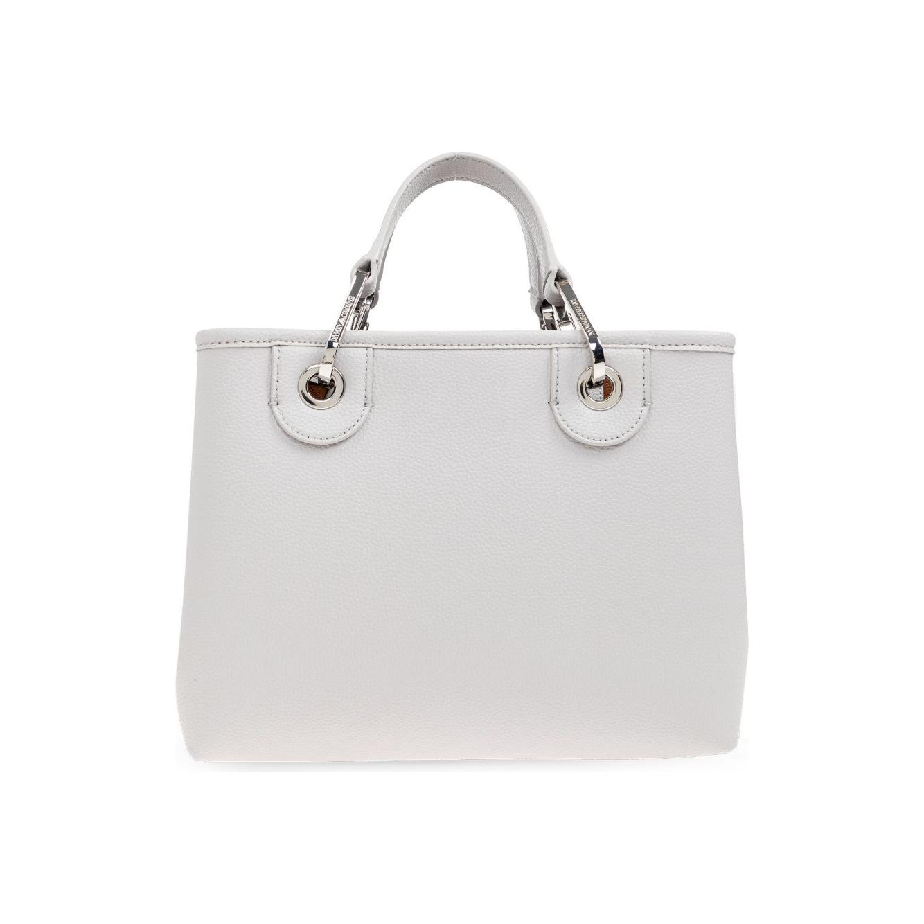Emporio Armani MyEA small tote bag with deer print Shopper Emporio Armani Light Gray