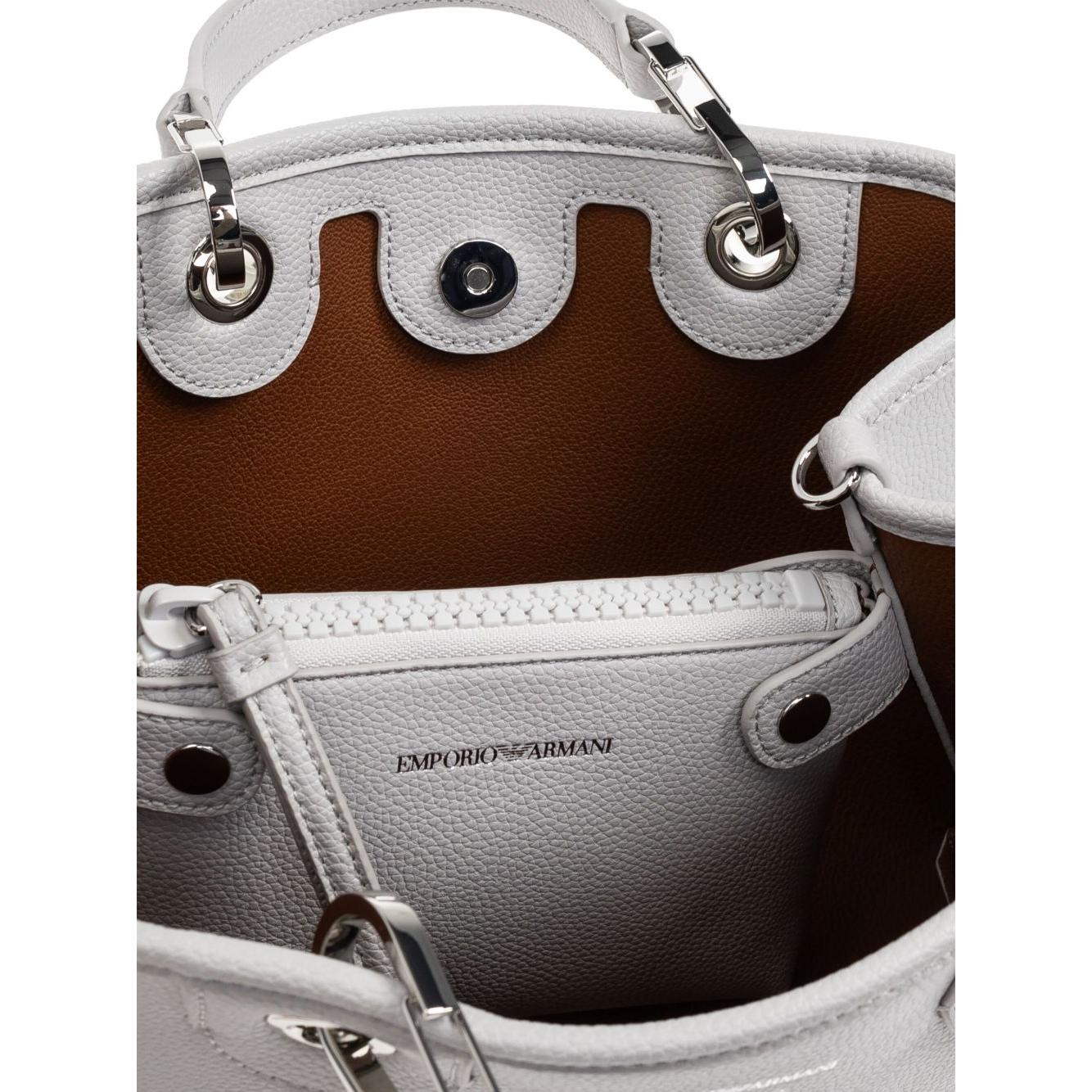 Emporio Armani MyEA small tote bag with deer print Shopper Emporio Armani Dark Slate Gray