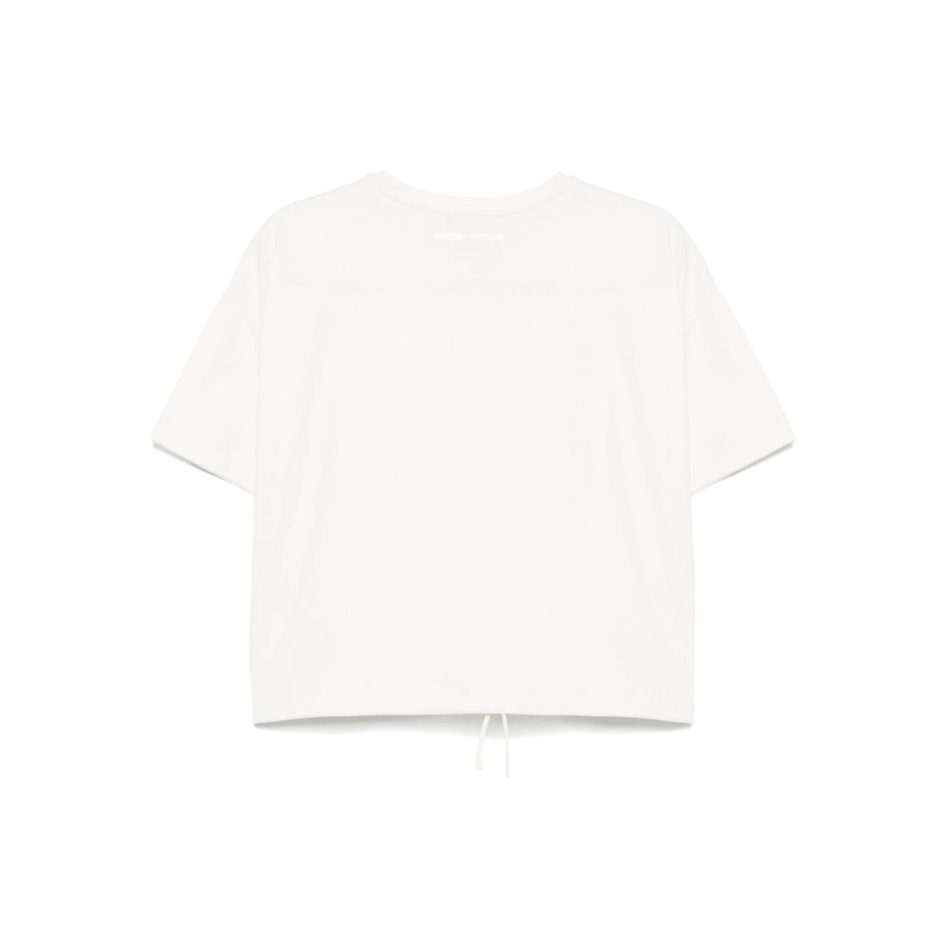 Emporio Armani T-shirt with logo Topwear Emporio Armani White Smoke