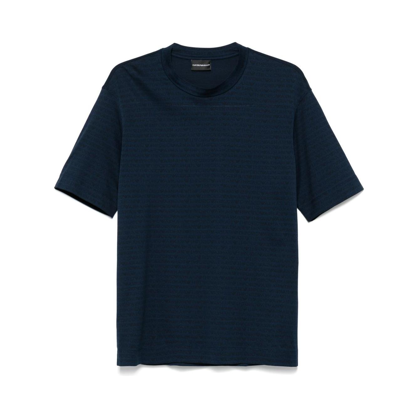 Emporio Armani T-shirt with Logo Topwear Emporio Armani Black