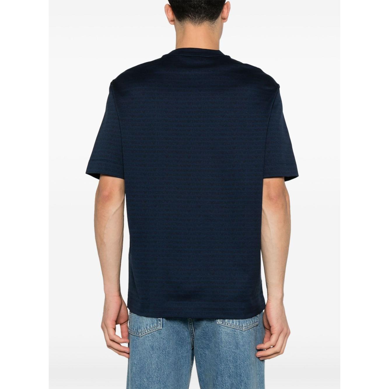 Emporio Armani T-shirt with Logo Topwear Emporio Armani Dark Slate Gray