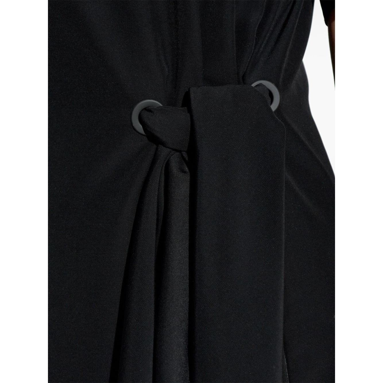Emporio Armani midi dress with waist knot Dresses Emporio Armani Black