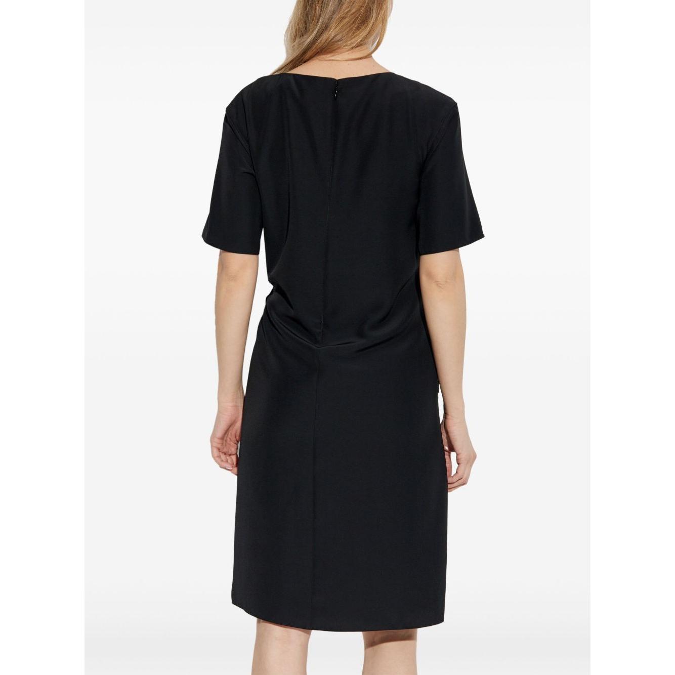 Emporio Armani midi dress with waist knot Dresses Emporio Armani White Smoke