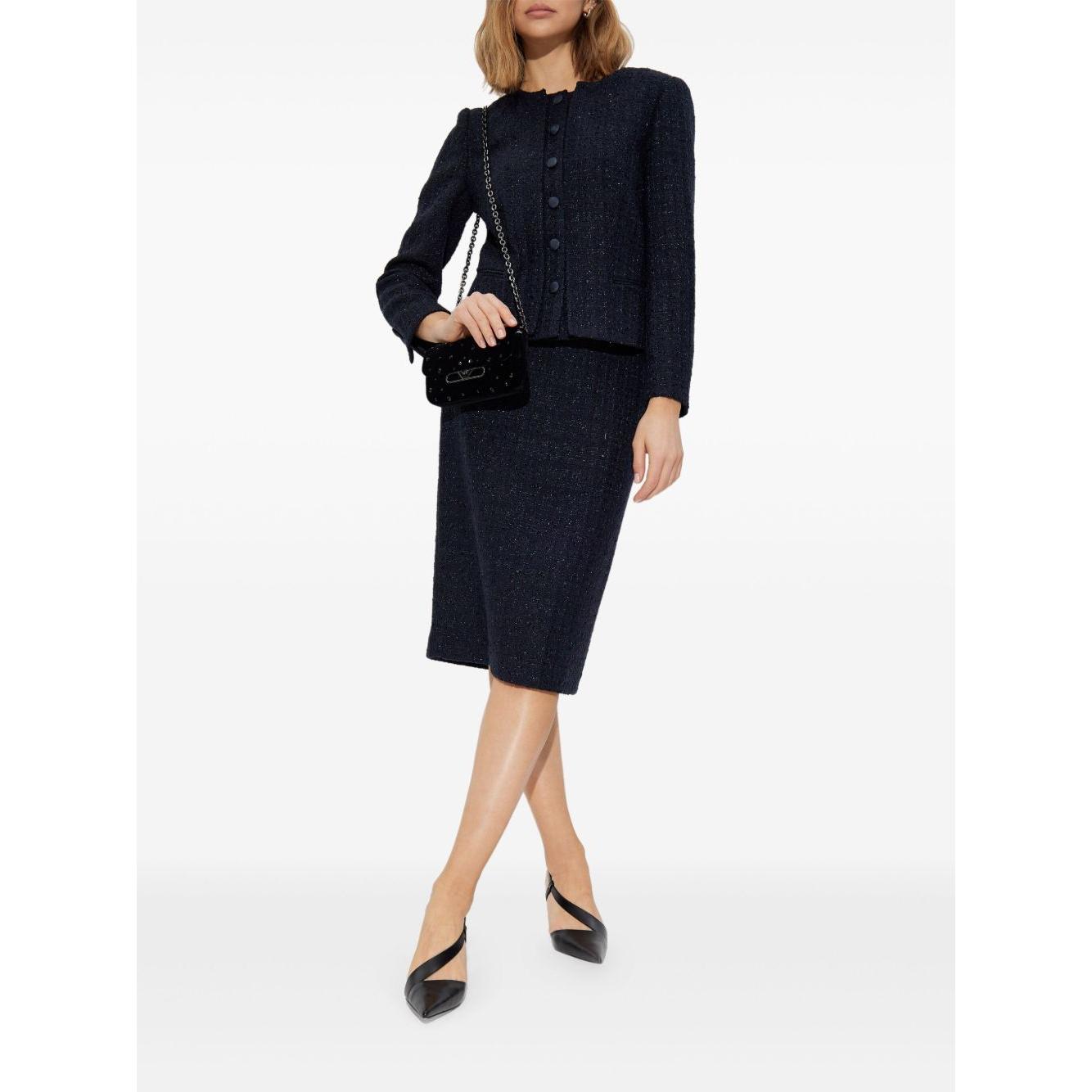 Emporio Armani tweed jacket Jackets Emporio Armani Black