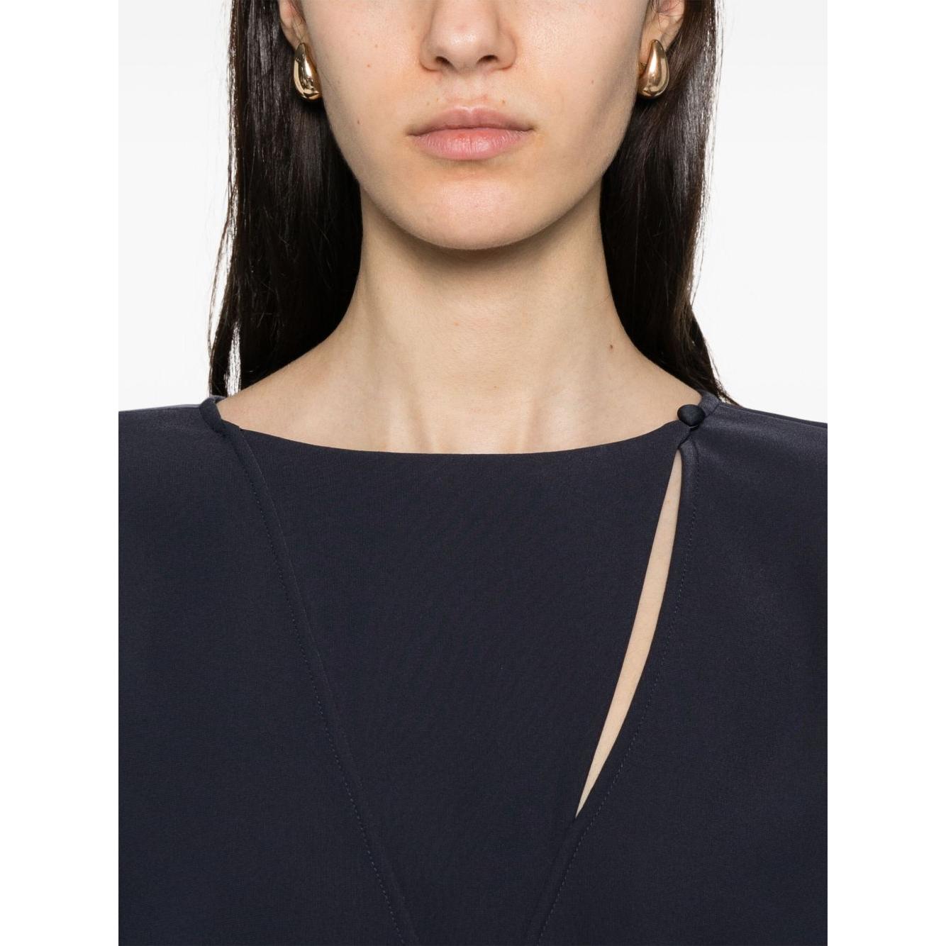 Emporio Armani cady blouse Topwear Emporio Armani Dark Slate Gray