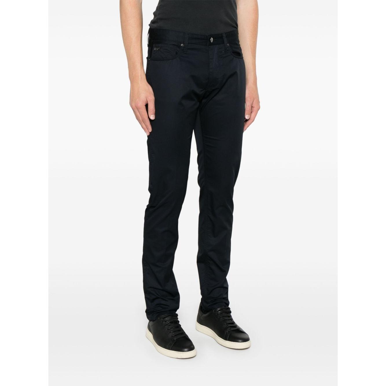 Emporio Armani Slim-fit jeans with logo badge Jeans Emporio Armani White Smoke