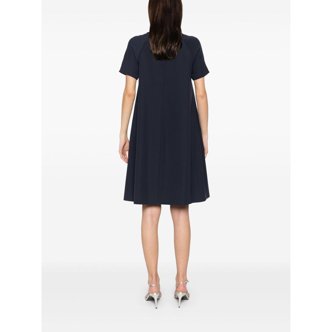 Emporio Armani Short crew neck dress Dresses Emporio Armani Dark Slate Gray