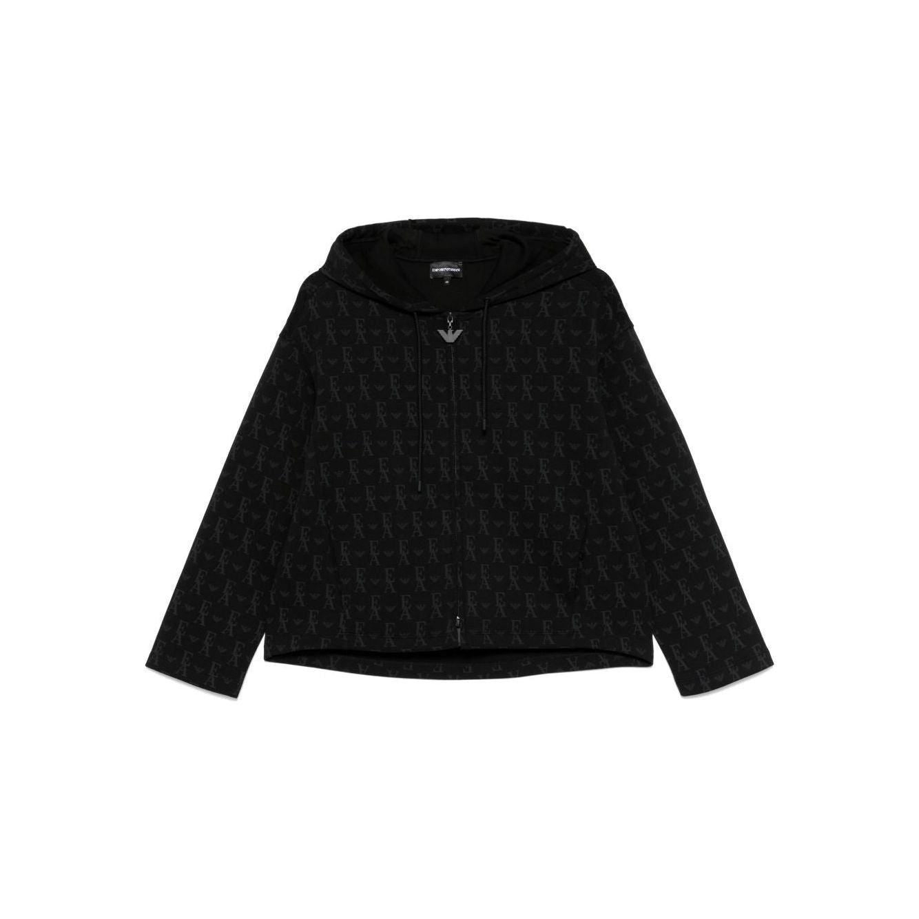Emporio Armani logo-print hoodie Topwear Emporio Armani Black