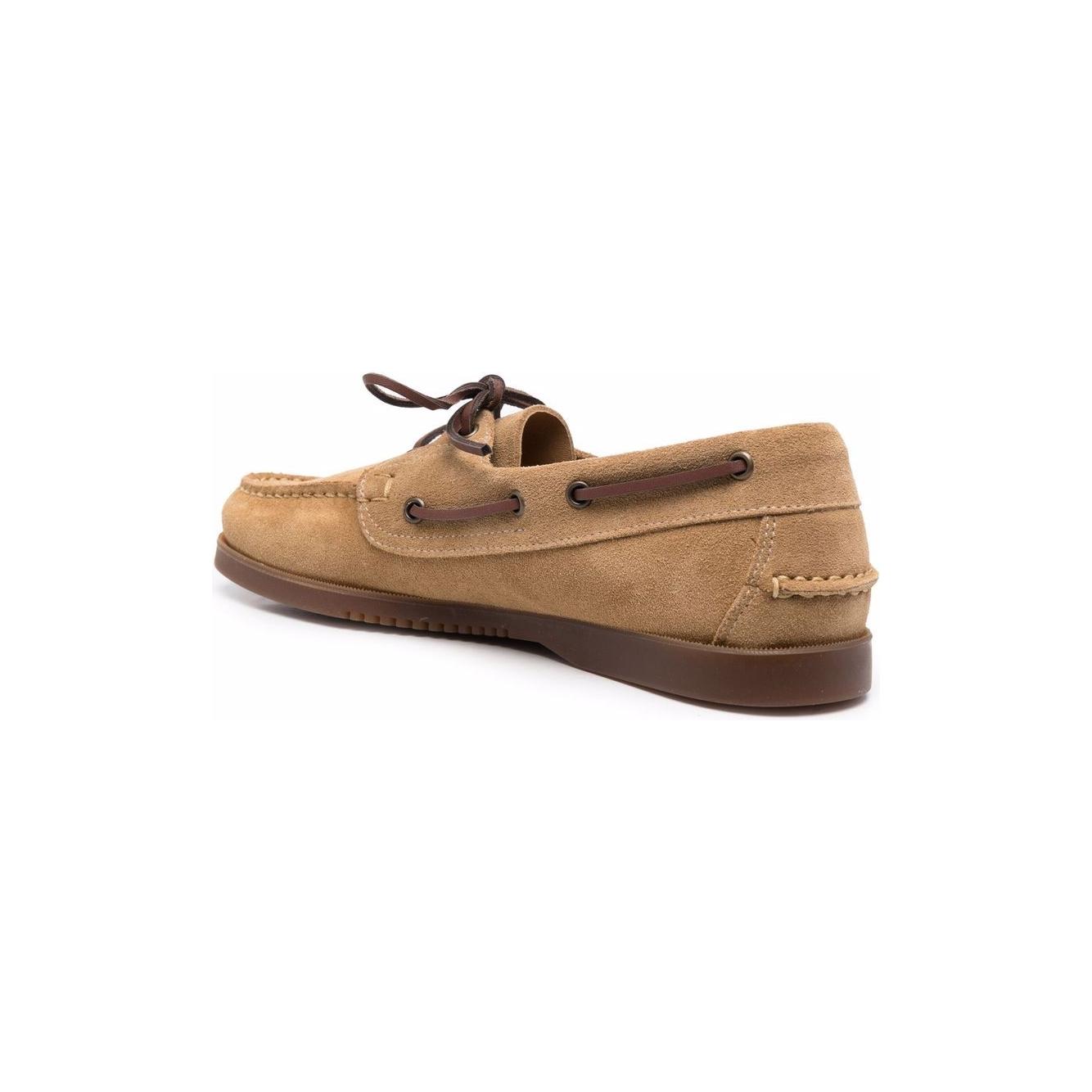 Paraboot Flat shoes Leather Brown Moccasins Paraboot Dim Gray