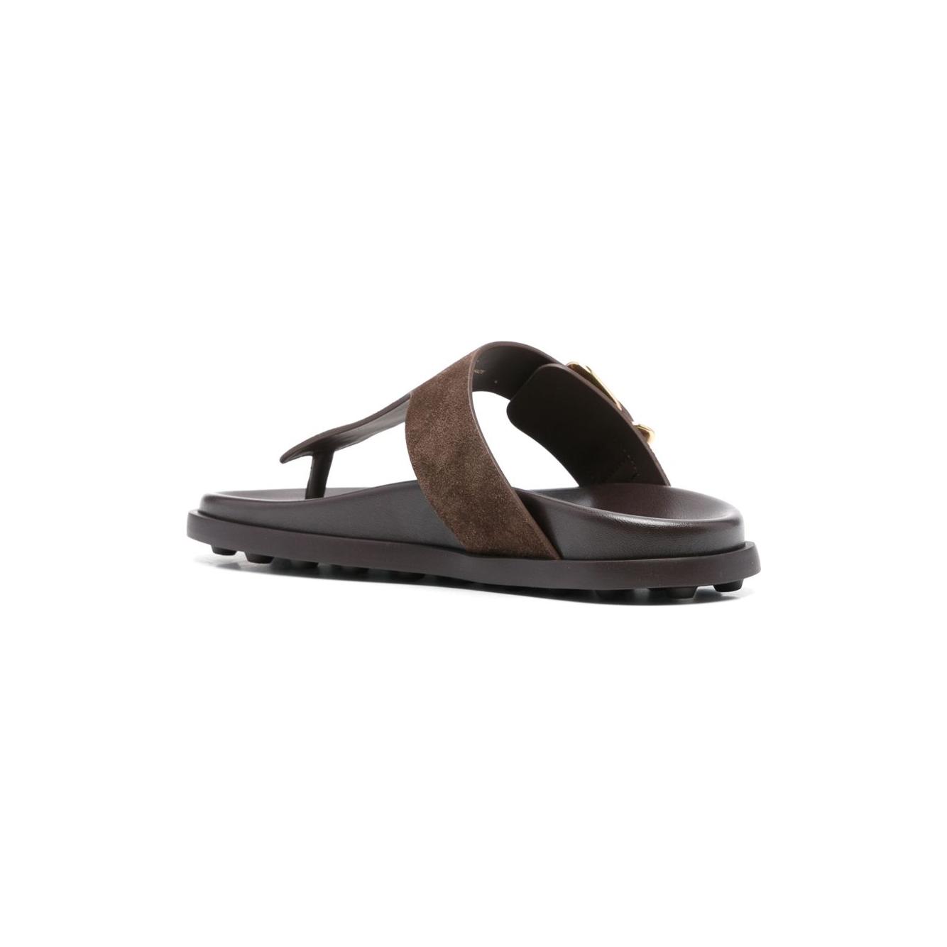 Tod's Sandals Brown Sandals Tod'S Dark Slate Gray