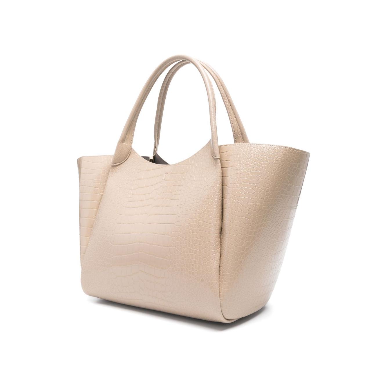 Emporio Armani Shopper bag with logo charm Shopper Emporio Armani Gray